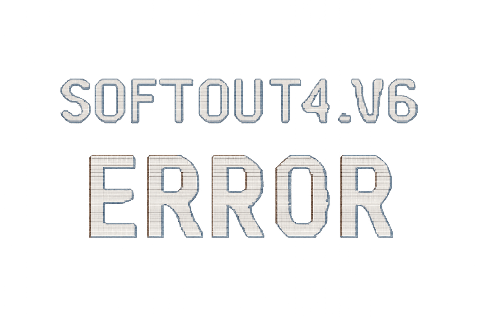 the error softout4.v6