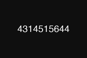 4314515644