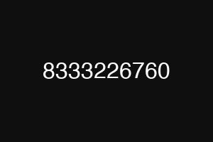 8333226760