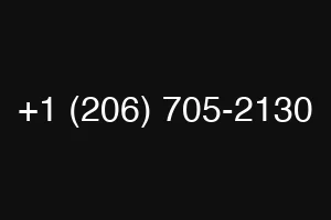 +1 (206) 705-2130