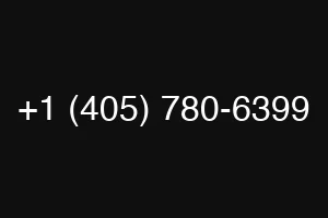 +1 (405) 780-6399