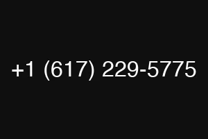 +1 (617) 229-5775