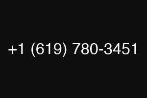 +1 (619) 780-3451