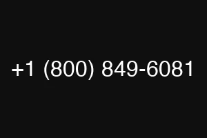 +1 (800) 849-6081