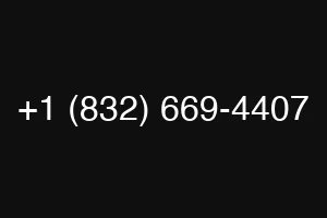 +1 (832) 669-4407